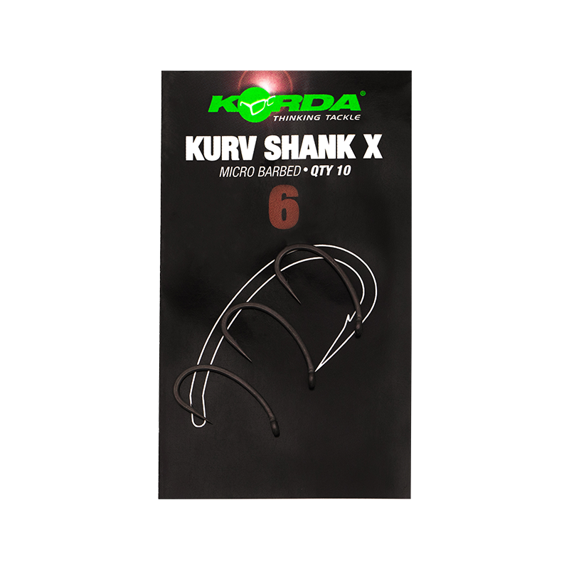 KORDA Крючок Kurv Shank-X №6 с бородкой 10шт Описание, фото, отзывы ...